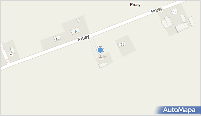 Prusy, Prusy, 10, mapa Prusy