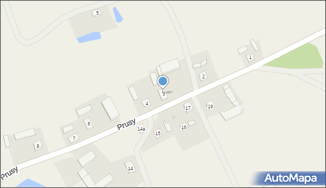 Prusy, Prusy, 3, mapa Prusy