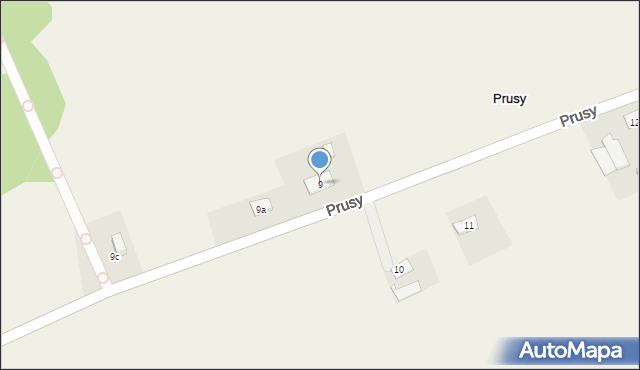 Prusy, Prusy, 9, mapa Prusy