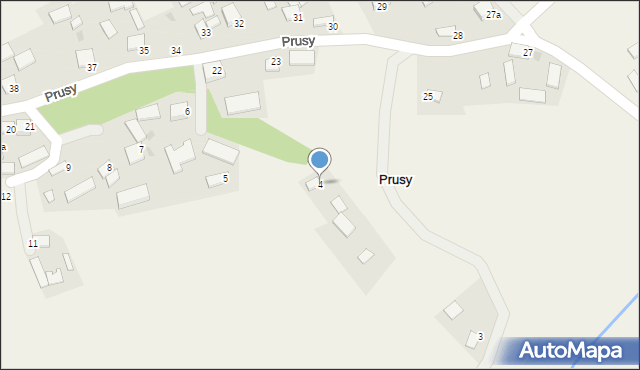 Prusy, Prusy, 4, mapa Prusy