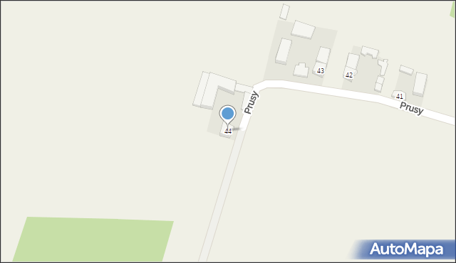Prusy, Prusy, 44, mapa Prusy