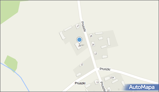 Pruszki, Pruszki, 15, mapa Pruszki