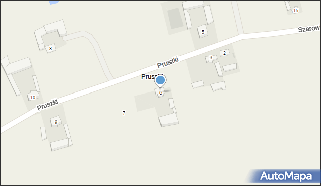 Pruszki, Pruszki, 6, mapa Pruszki