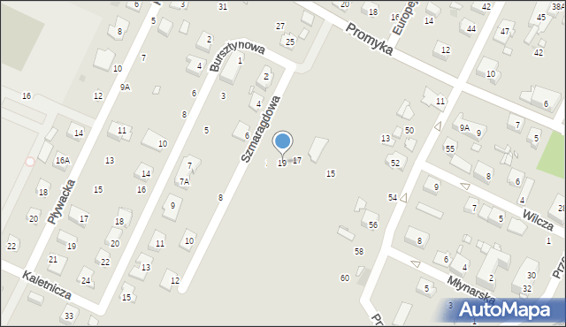 Pruszków, Promyka, 19, mapa Pruszków
