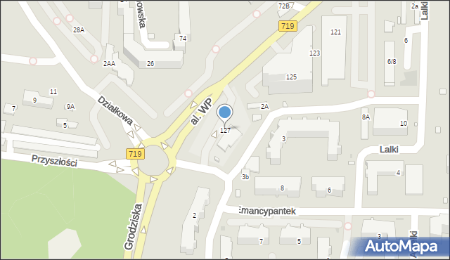 Pruszków, Prusa Bolesława, 127, mapa Pruszków