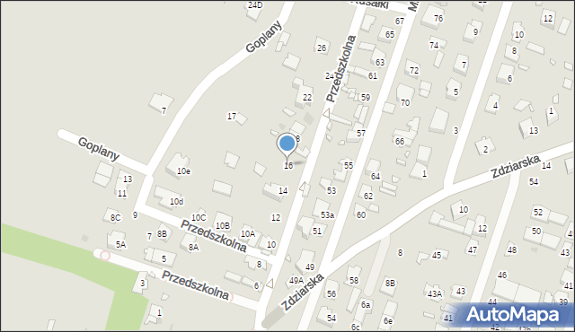 Pruszków, Przedszkolna, 16, mapa Pruszków
