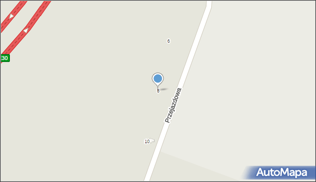 Pruszków, Przejazdowa, 8, mapa Pruszków