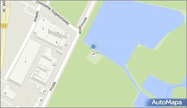 Pruszków, Prusa Bolesława, 1A, mapa Pruszków