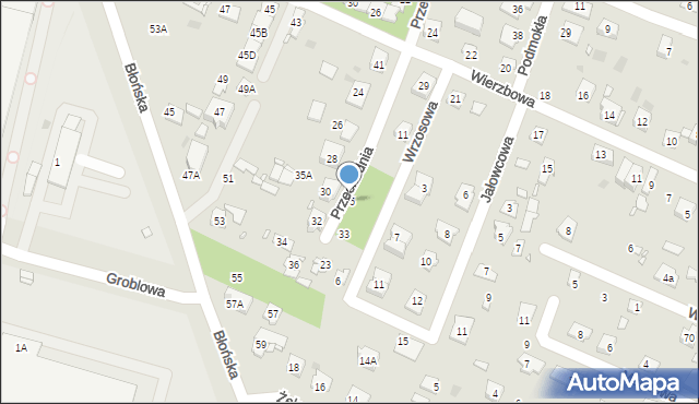 Pruszków, Przechodnia, 35, mapa Pruszków