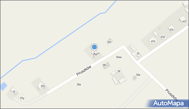Pruszków, Pruszków, 35a, mapa Pruszków