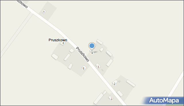 Pruszkowo, Pruszkowo, 4, mapa Pruszkowo