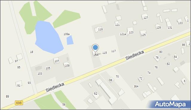 Pruszyn-Pieńki, Pruszyn-Pieńki, 16A, mapa Pruszyn-Pieńki