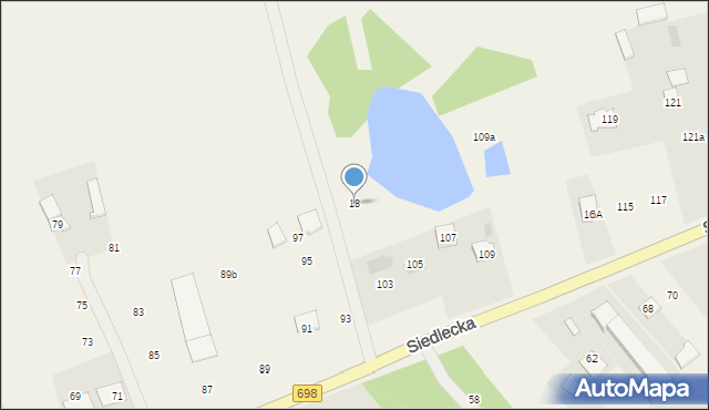 Pruszyn-Pieńki, Pruszyn-Pieńki, 18, mapa Pruszyn-Pieńki