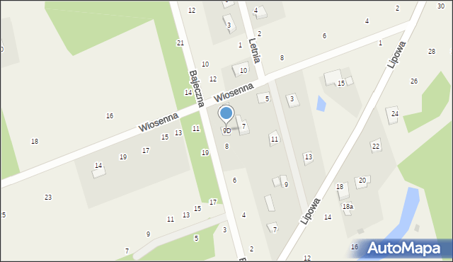 Pruszyn-Pieńki, Pruszyn-Pieńki, 9D, mapa Pruszyn-Pieńki