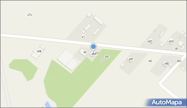 Pruszynek, Pruszynek, 48A, mapa Pruszynek