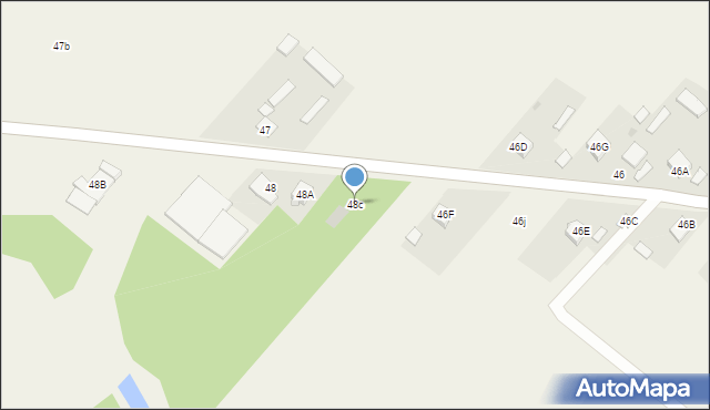 Pruszynek, Pruszynek, 48c, mapa Pruszynek