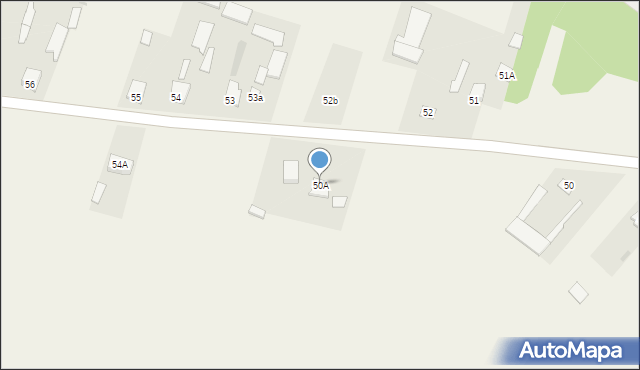 Pruszynek, Pruszynek, 50A, mapa Pruszynek