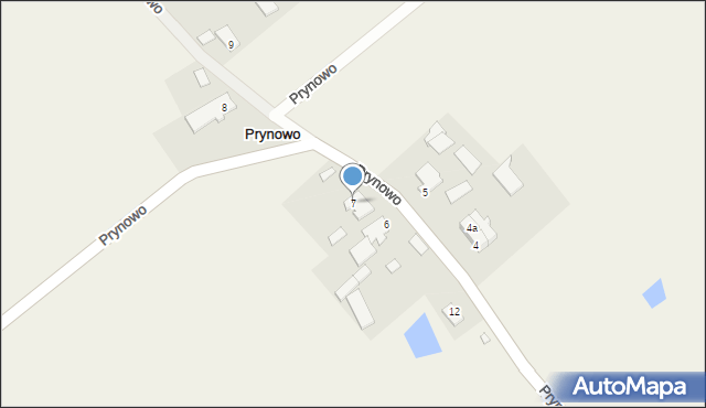 Prynowo, Prynowo, 7, mapa Prynowo