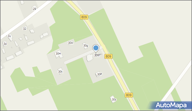 Pryszczowa Góra, Pryszczowa Góra, 30M, mapa Pryszczowa Góra