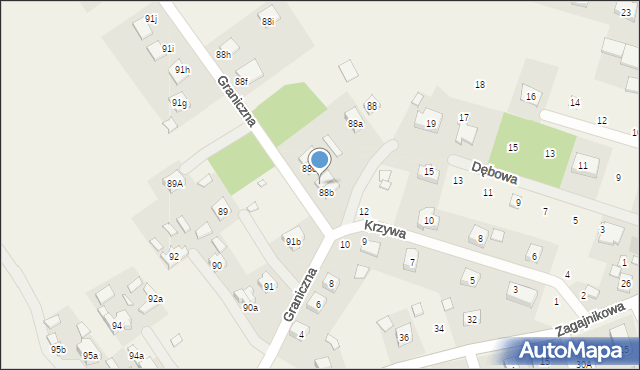 Przanowice, Przanowice, 88c, mapa Przanowice