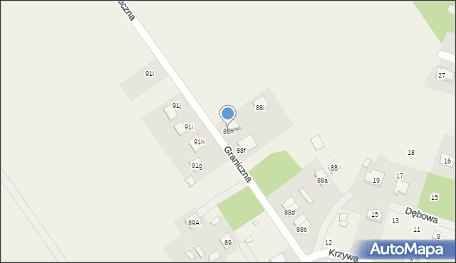 Przanowice, Przanowice, 88h, mapa Przanowice