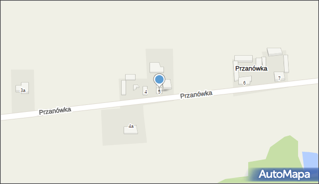 Przanówka, Przanówka, 5, mapa Przanówka