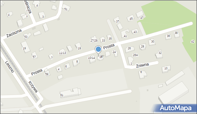 Przasnysz, Prosta, 16, mapa Przasnysz