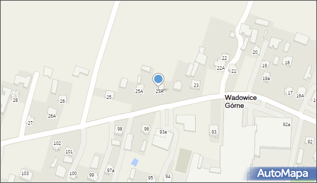 Przebendów, Przebendów, 23A, mapa Przebendów