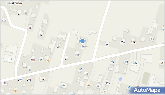 Przebendów, Przebendów, 26, mapa Przebendów