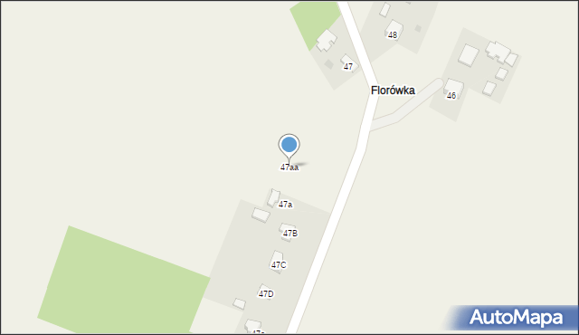 Przebendów, Przebendów, 47aa, mapa Przebendów