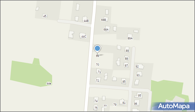 Przebendów, Przebendów, 69, mapa Przebendów