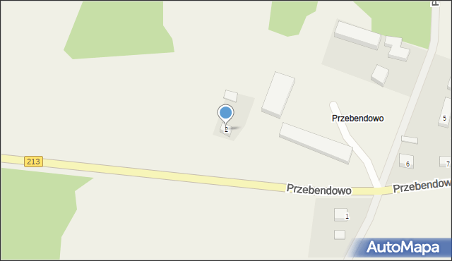 Przebendowo, Przebendowo, 2, mapa Przebendowo