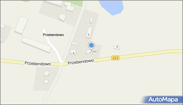 Przebendowo, Przebendowo, 7/2, mapa Przebendowo