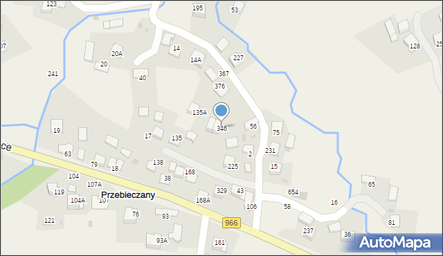 Przebieczany, Przebieczany, 346, mapa Przebieczany