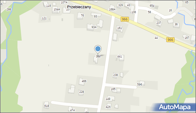 Przebieczany, Przebieczany, 384, mapa Przebieczany