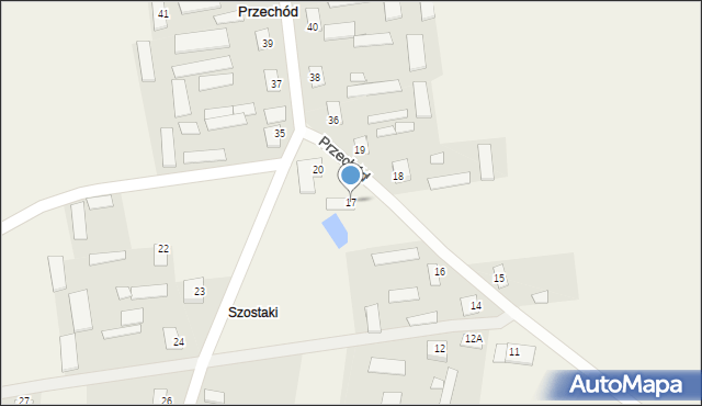 Przechód, Przechód, 17, mapa Przechód