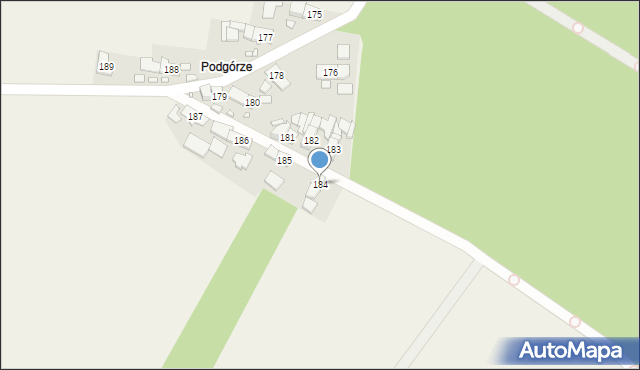 Przechód, Przechód, 184, mapa Przechód