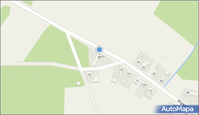 Przechód, Przechód, 80, mapa Przechód