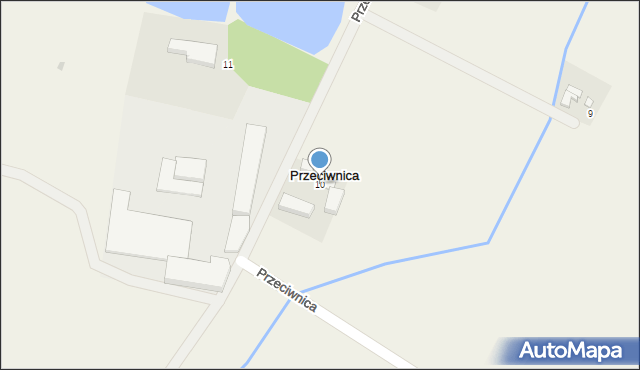 Przeciwnica, Przeciwnica, 10, mapa Przeciwnica