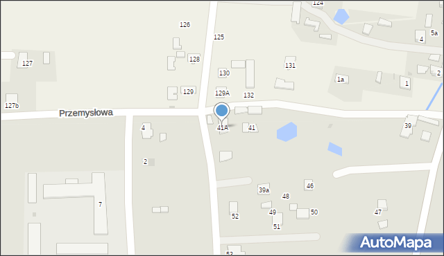 Przecław, Przemysłowa, 4, mapa Przecław