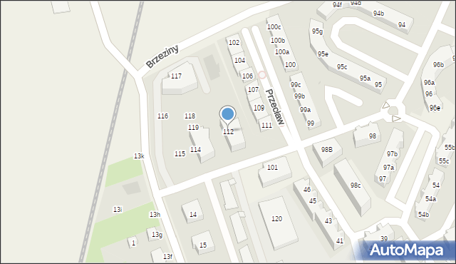 Przecław, Przecław, 112, mapa Przecław