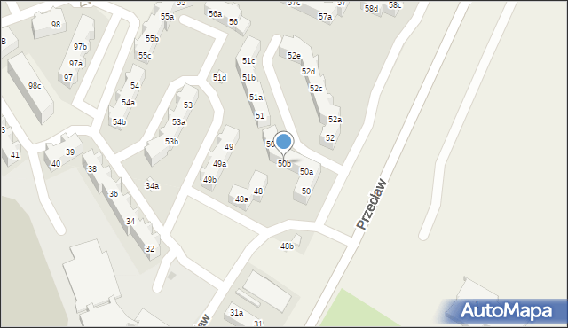Przecław, Przecław, 50b, mapa Przecław