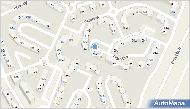 Przecław, Przecław, 60a, mapa Przecław