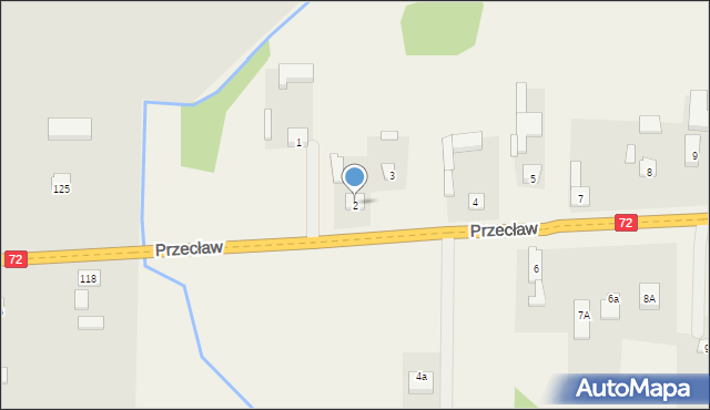 Przecław, Przecław, 2, mapa Przecław