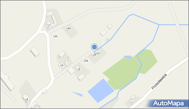 Przecławice, Przecławice, 16, mapa Przecławice