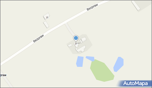 Przećmino, Przećmino, 37, mapa Przećmino