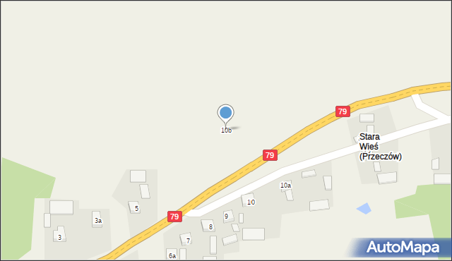 Przeczów, Przeczów, 10b, mapa Przeczów