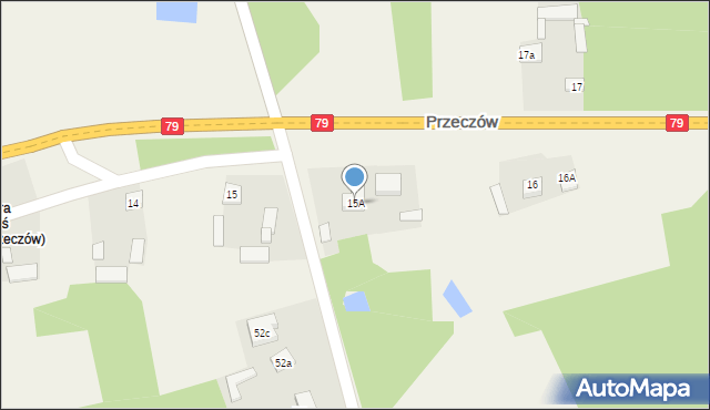 Przeczów, Przeczów, 15A, mapa Przeczów