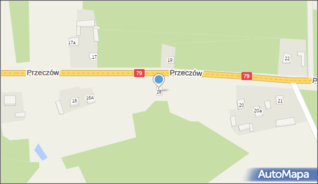 Przeczów, Przeczów, 18, mapa Przeczów