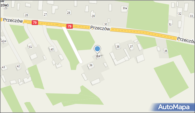Przeczów, Przeczów, 38A, mapa Przeczów